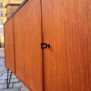 Sideboard Teak auf Hairpinlegs von rt Möbel