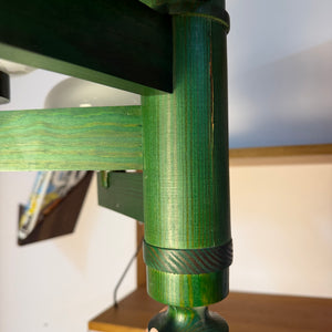 Kronleuchter grün Opalglas