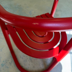 Armlehnstuhl rot von Allmilmö