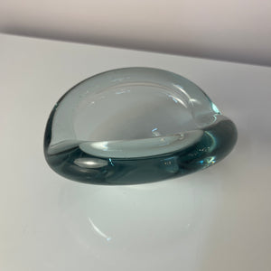 Aschenbecher hellblau Glas von Per Lütken von Holmegaard