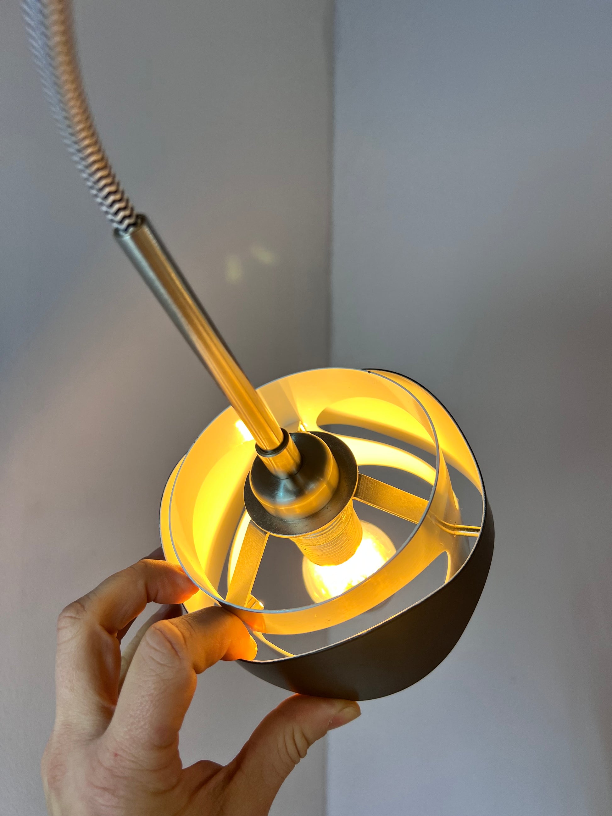 Hängelampe Catwalk silber schwarz von Eglo