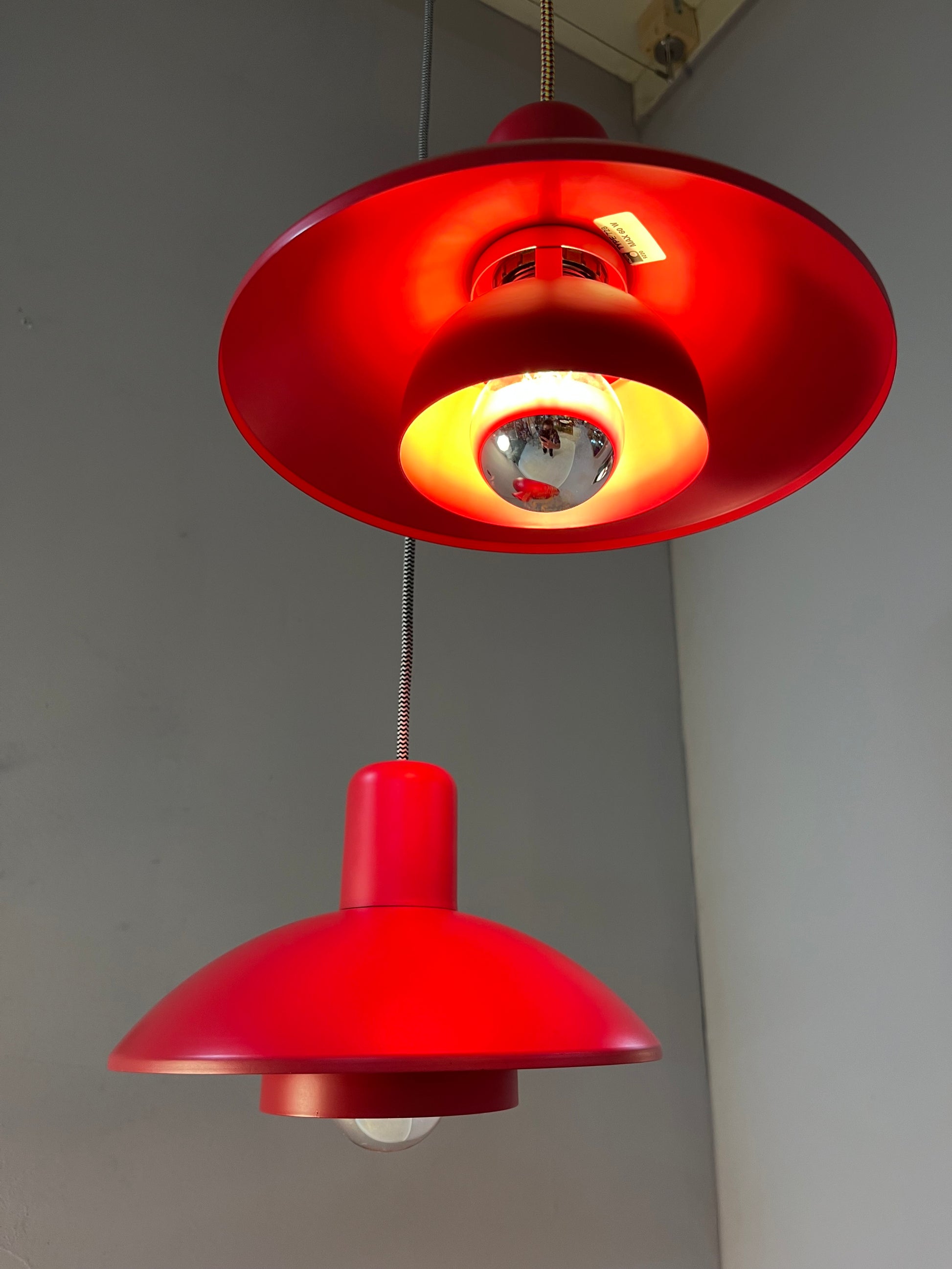 Hängelampe Typ 728 rot von Horn