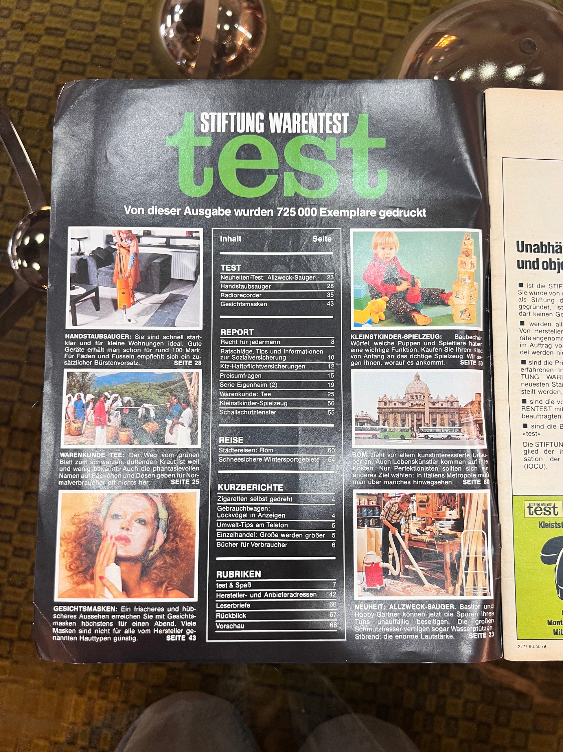 Stiftung Warentest Zeitschrift Februar 1977