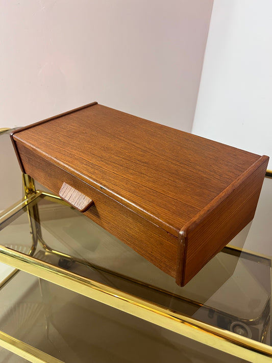 Wandregal Schublade Teak