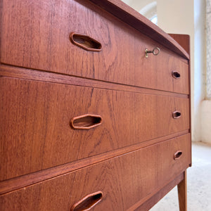 Sekretär Teak aus Dänemark