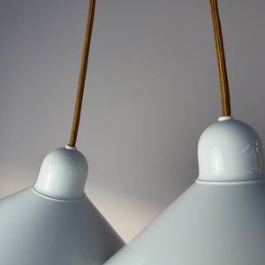 Set: 2x Hängelampe Typ 734 weiß von Horn