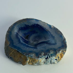 Schale Achat blau