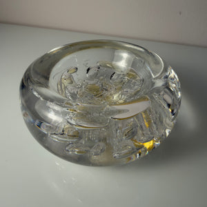 Schale Glas mit Einschlüssen aus Dänemark