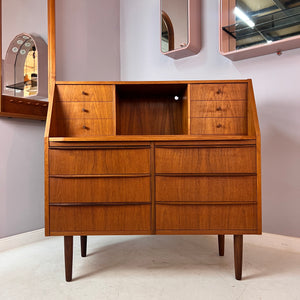 Kommode mit Arbeitsfläche Teak aus Dänemark