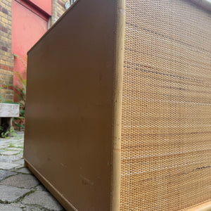 Kommode Rattan Bambus mit Messinggriffen von Dal Vera