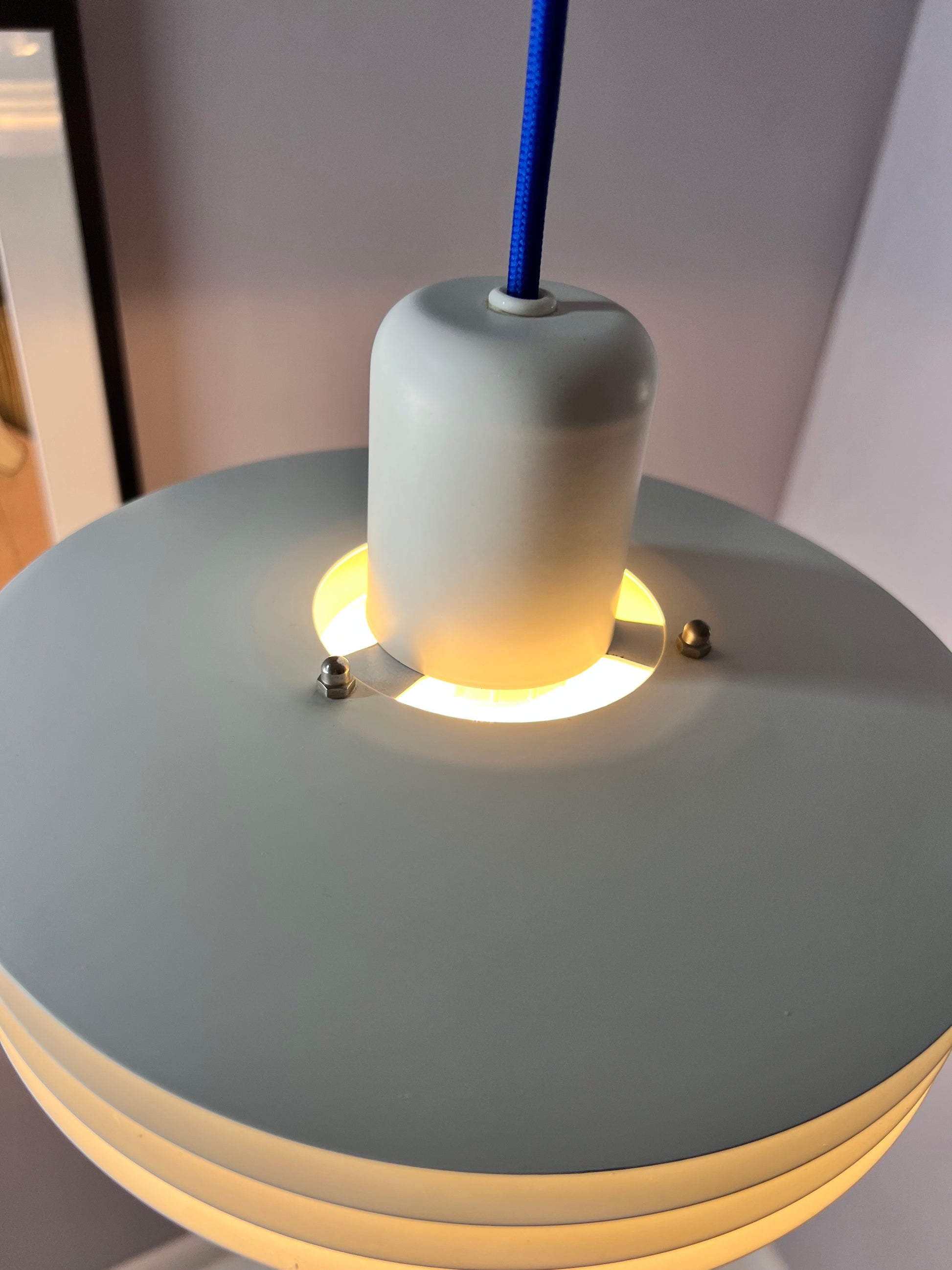 Lamellenlampe Typ 763 weiß von Horn