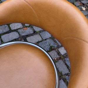 Drehstuhl Chrom Leder von Olymp