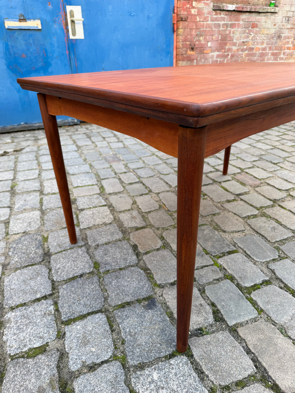 Ausziehbarer Esstisch Teak aus Dänemark