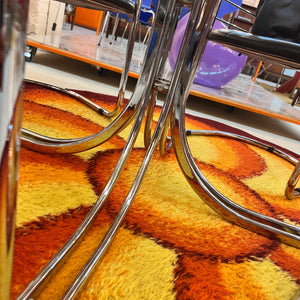 Esstisch Glas Chrom