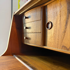 Sekretär Teak aus Dänemark