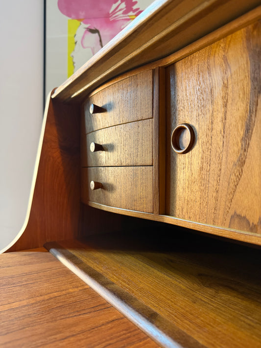 Sekretär Teak aus Dänemark