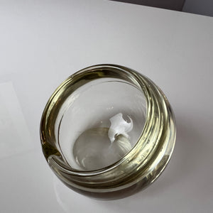 Kugelascher transparent Pressglas