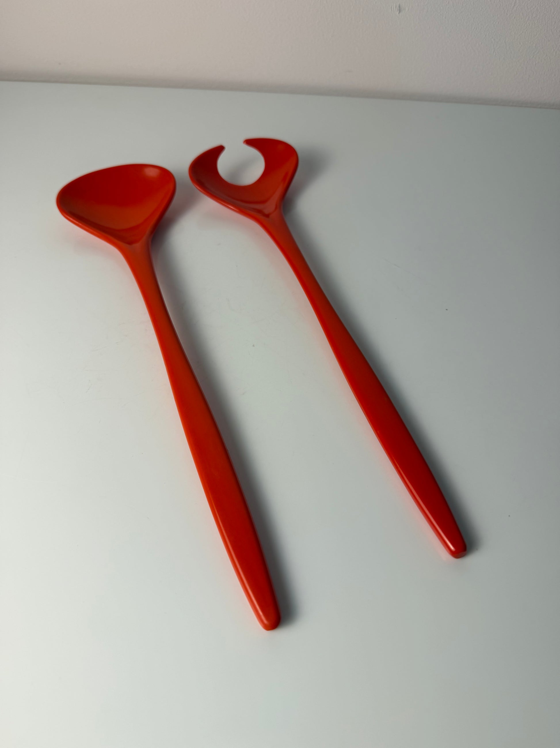 Salatbesteck Typ 2533/2534 rot Melamin von Mepal