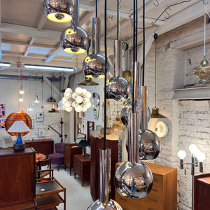 Kaskadenlampe 10-flammig Chrom von STAFF