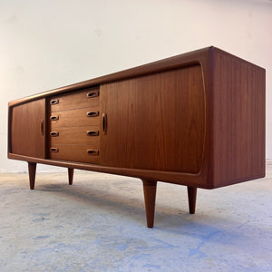 Sideboard Teak von H.P. Hansen - Breite 220 cm