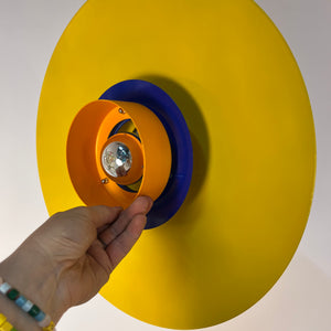 Lamellenlampe neu lackiert, Dänemark
