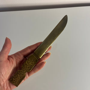 Brieföffner Messing aus Dänemark