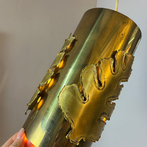 Hängelmape mit Messing Blättern von Svend Aage Holm Sørensen