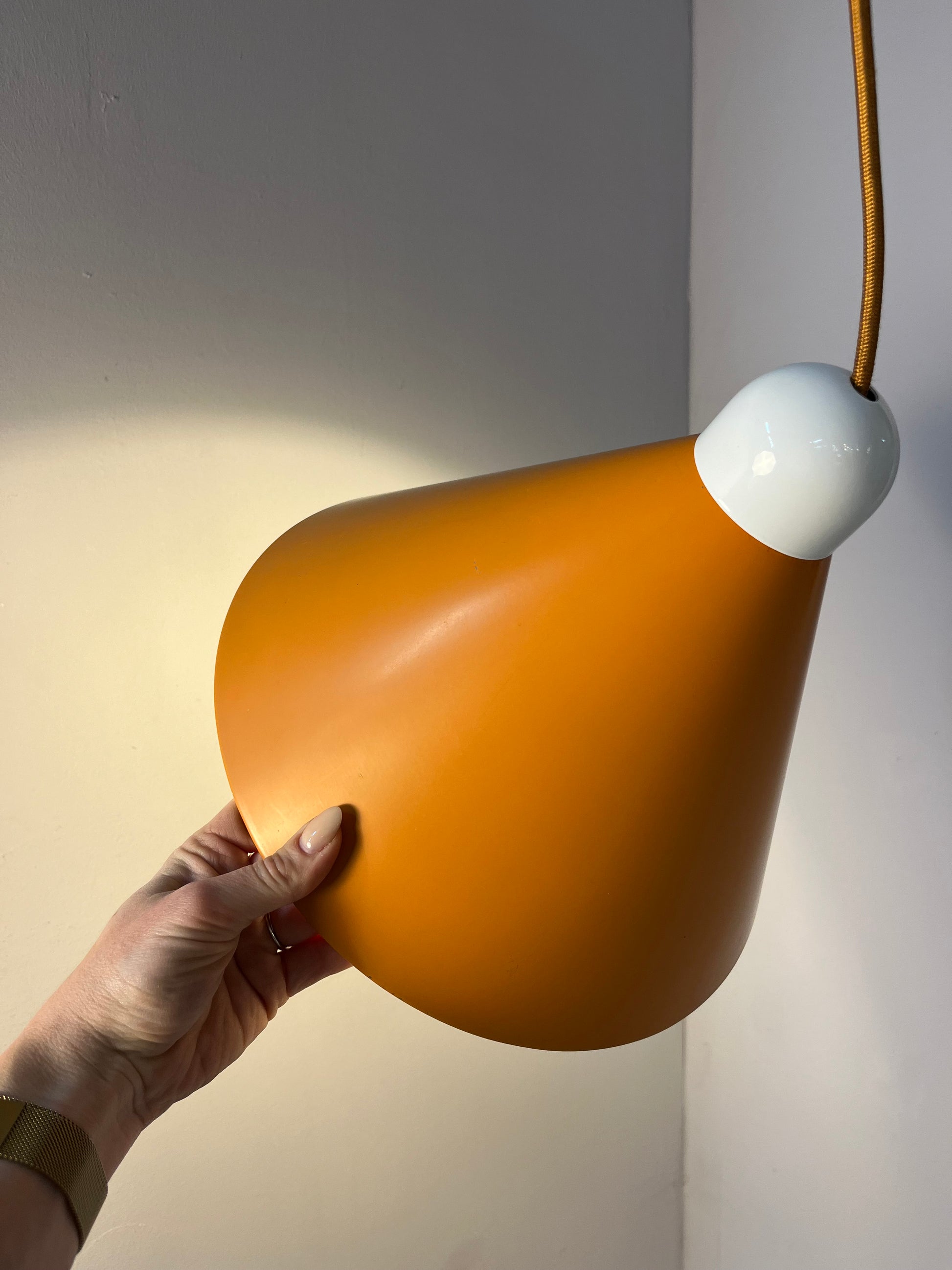 Hängelampe orange aus Dänemark
