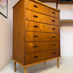 Kommode Teak mit Schloss aus Dänemark
