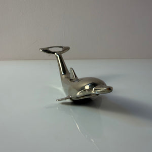 Flaschenöffner Delfin silber aus Dänemark