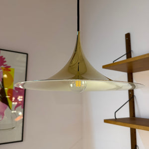 Trompetenlampe gold spiegelnd von Claus Bonderup & Torsten Thorup für Fog & Mørup
