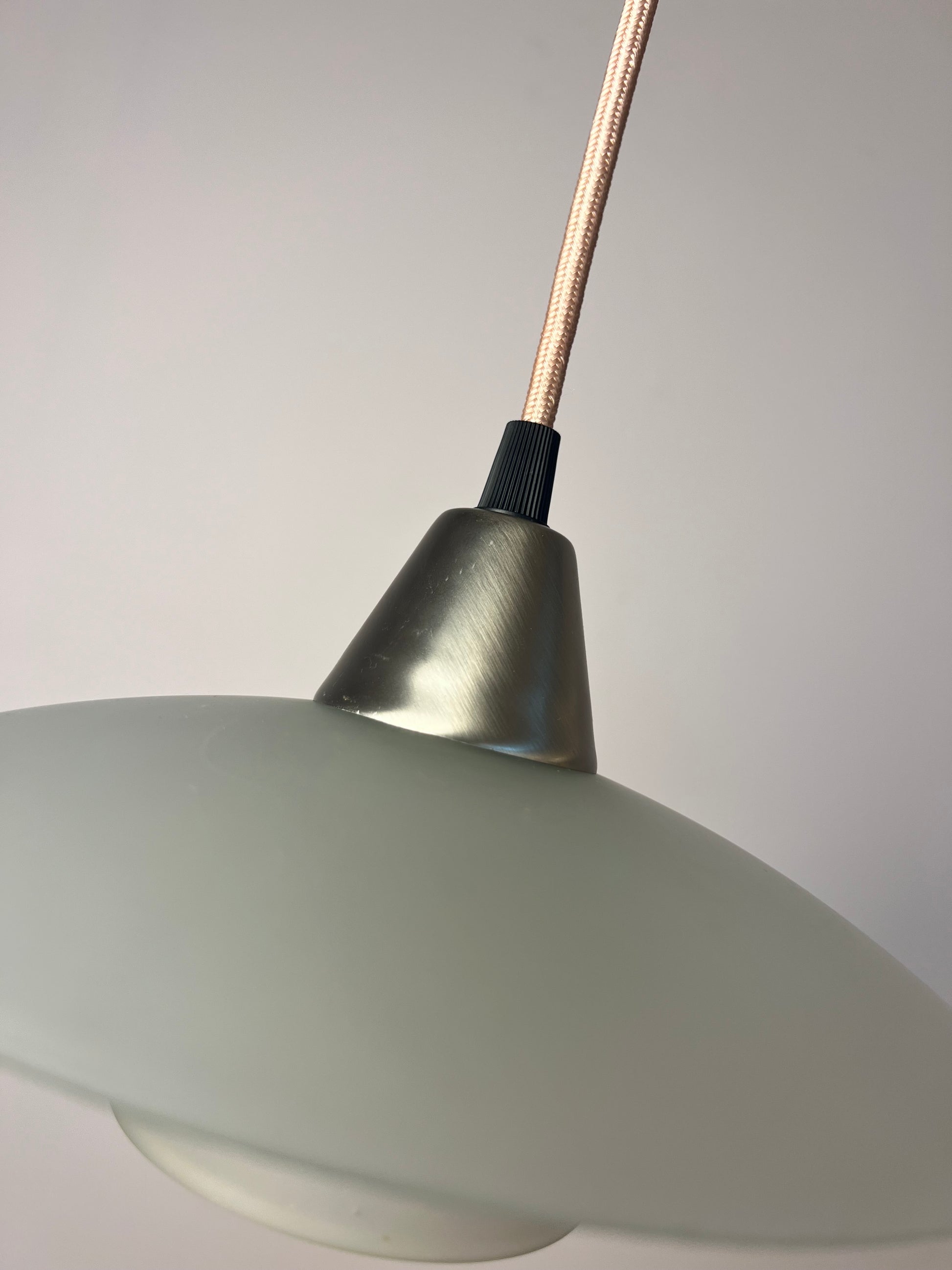 Hängelampe Milchglas aus Dänemark