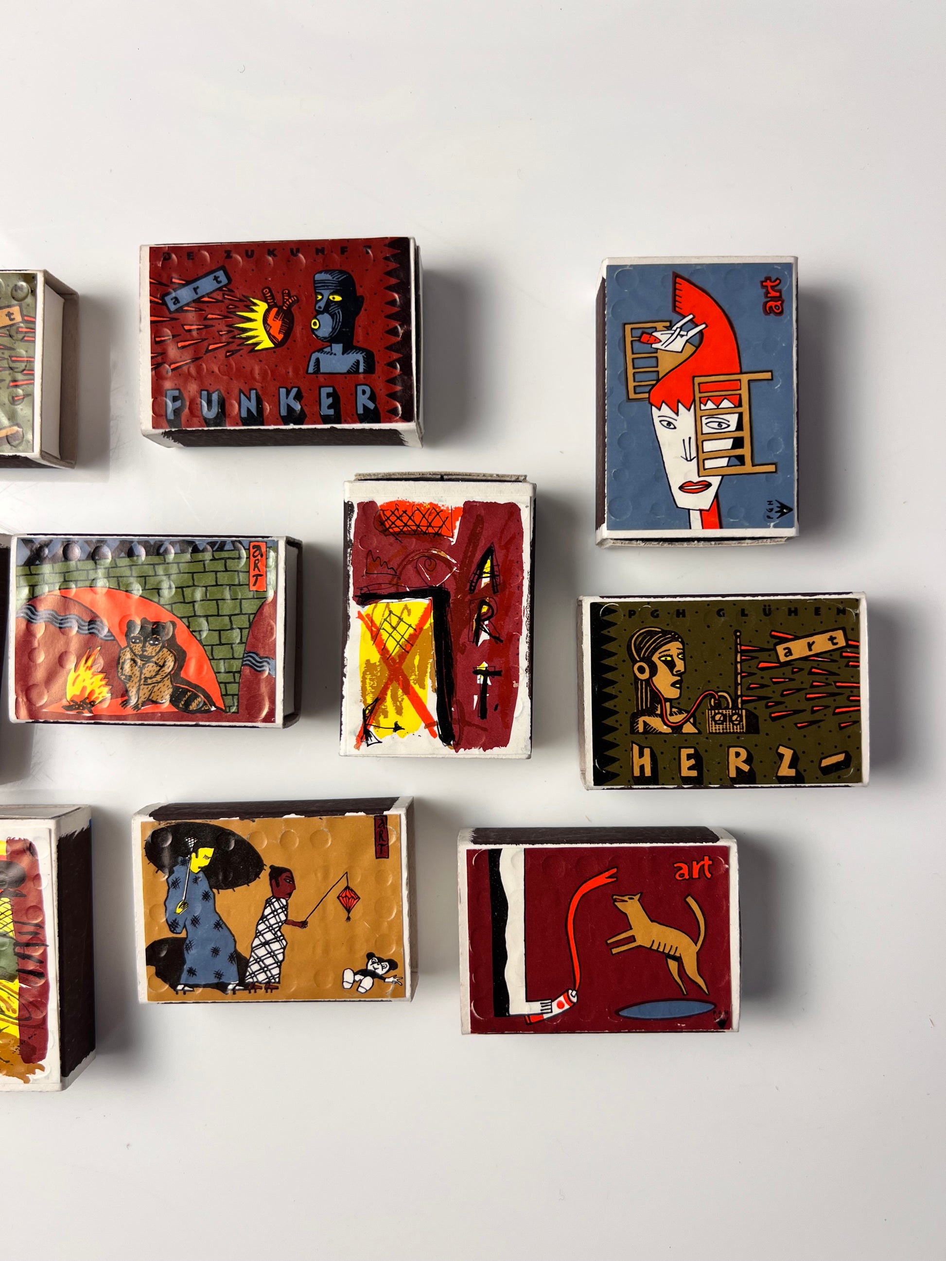 Set: Vintage Streichhölzer Art Collection