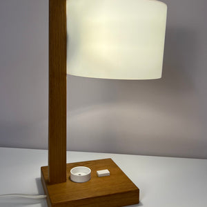 Schreibtischlampe weiß Eiche von Luxus Vittsjö