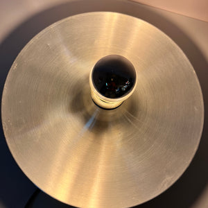 Wandlampe Diskus Aluminium gebürstet