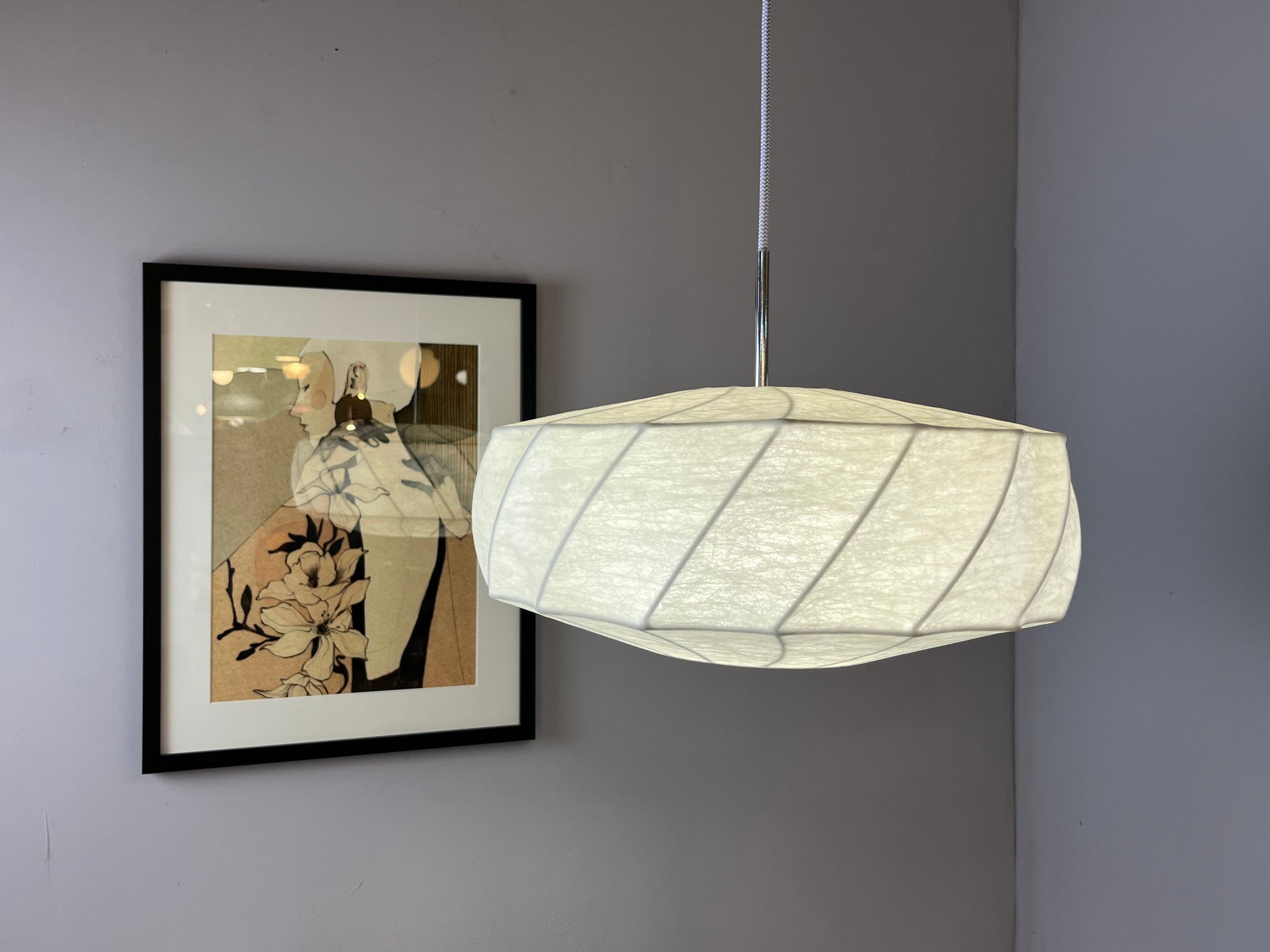 Hängelampe Cocoon weiß