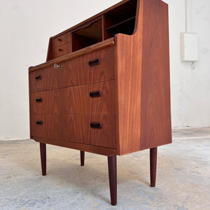 Sekretär Teak mit Spiegel aus Dänemark