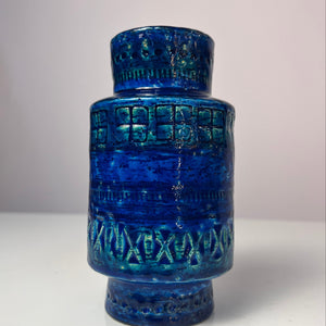 Vase Serie Rimini Blu von Aldo Londi für Bitossi
