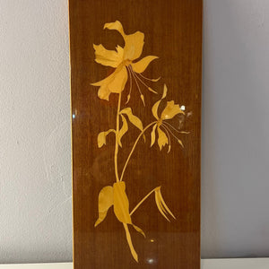 Intarsienbild Blumen