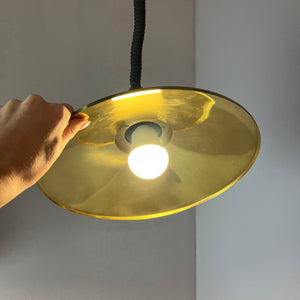 Hängelampe Messing höhenverstellbar