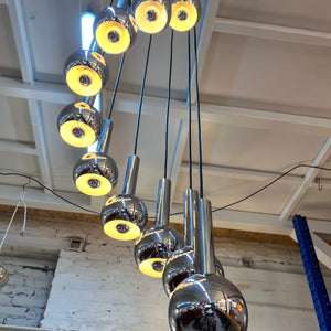 Kaskadenlampe 10-flammig Chrom von STAFF