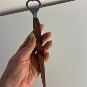 Flaschenöffner Teak aus Dänemark