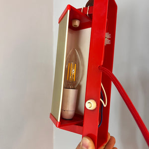 Wandleuchte rot gold von Lyfa