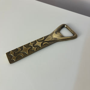 Flaschenöffner Sterne Messing