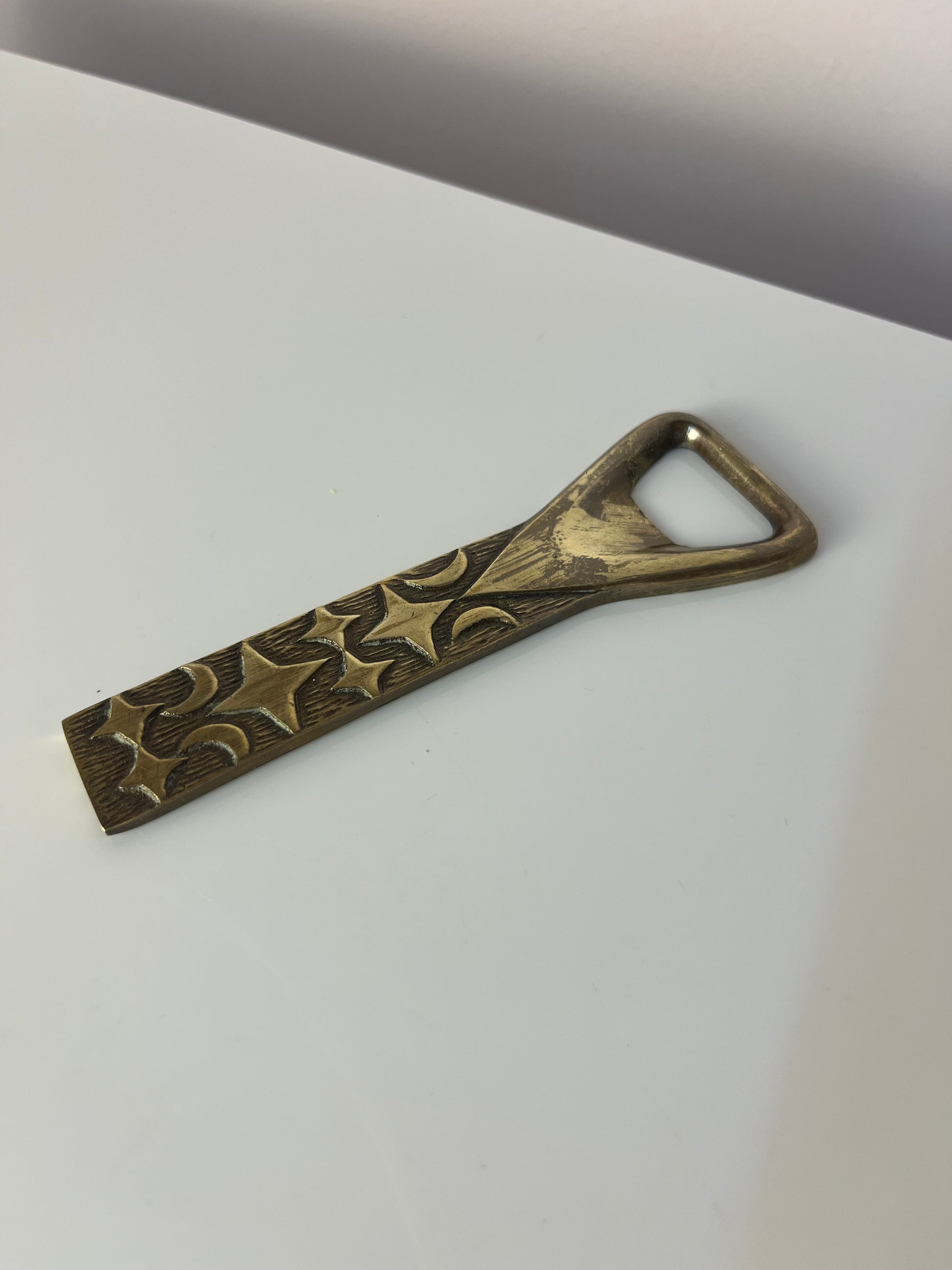 Flaschenöffner Sterne Messing