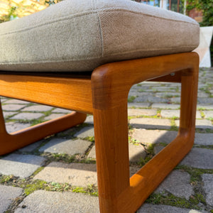 Ottoman Teak Wolle von Holstebro Møbelfabrik