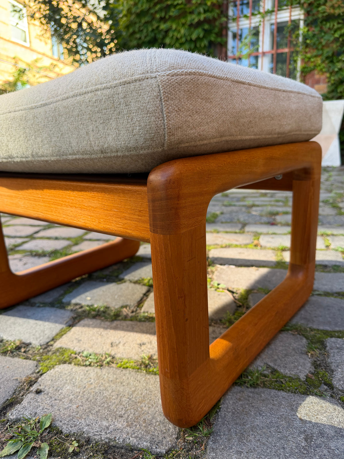 Ottoman Teak Wolle von Holstebro Møbelfabrik