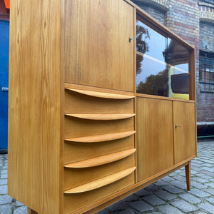 Highboard Typ 602/G Esche von Franz Ehrlich für Hellerau