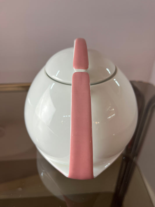 Teekanne Saturn rosa weiß von Seltmann Weiden