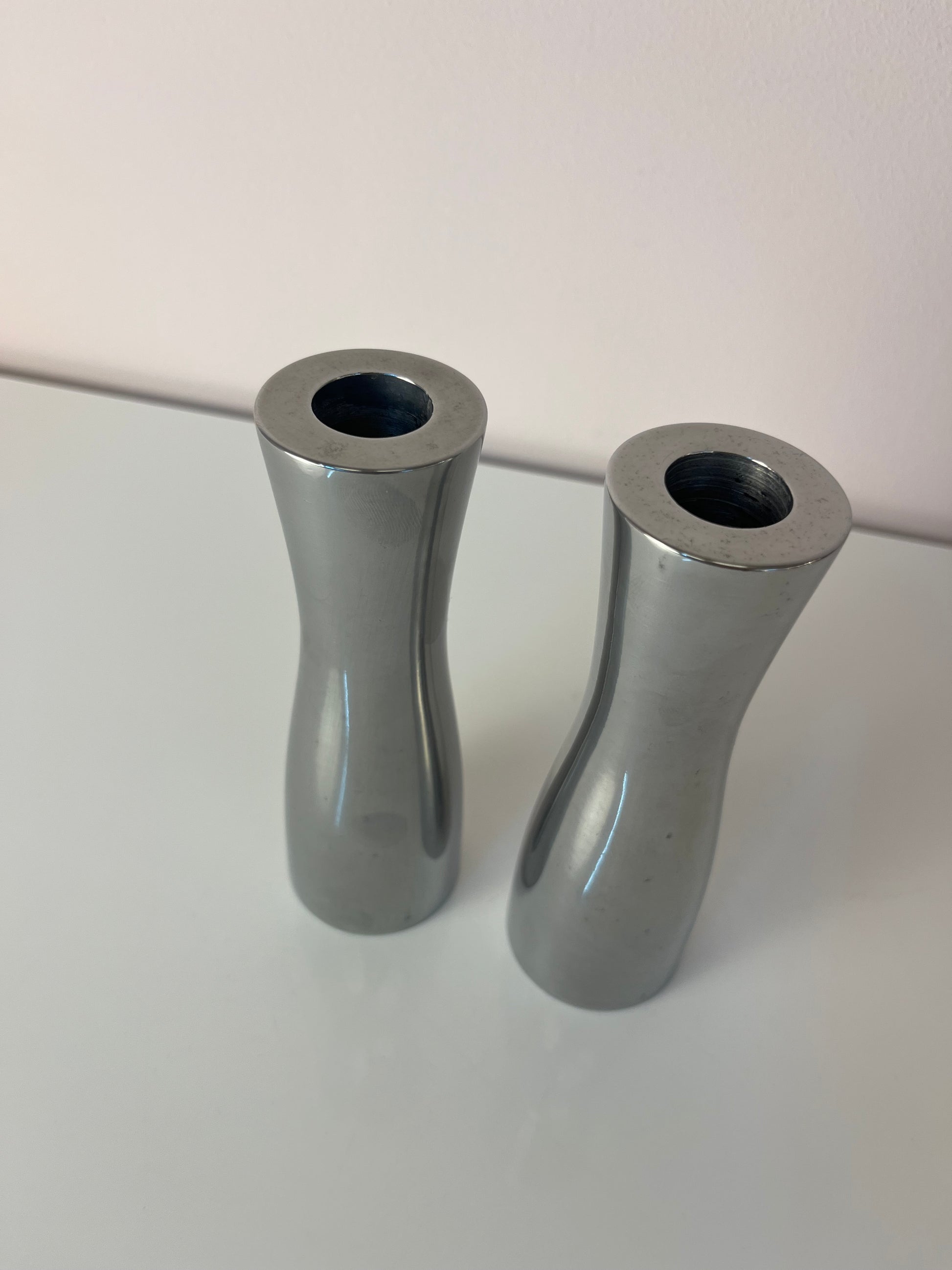 Set: 2x Kerzenständer GÖTA Aluminium von Erika Pekkari für IKEA